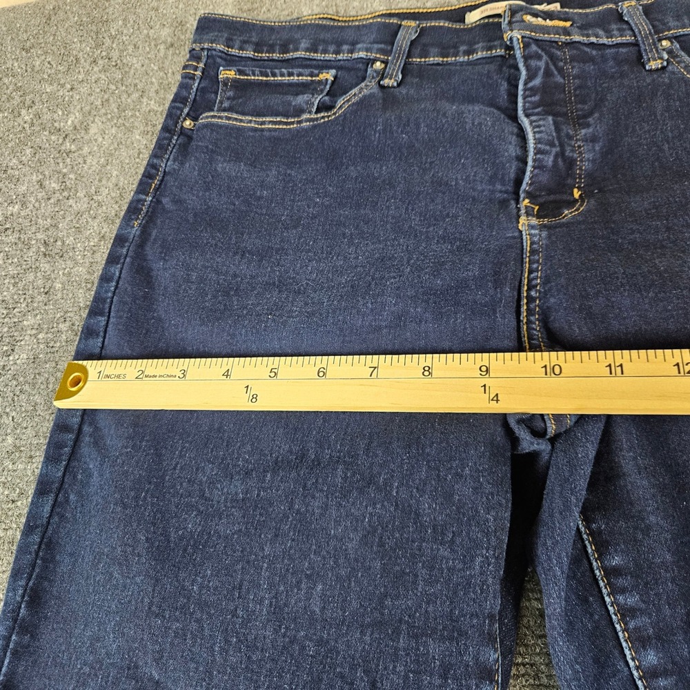 Levis 311 Shaping Skinny Jeans Dark Indigo Blue Denim 19626-0001 Womens 33x30 - Picture 3 of 12